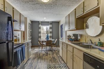 Spacious open kitchen